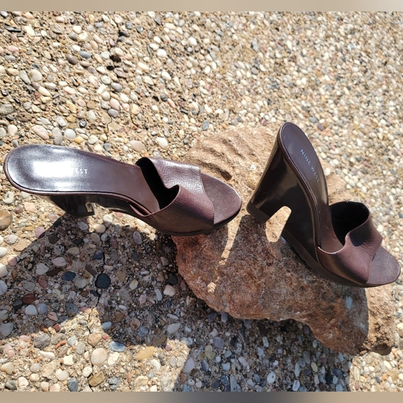 SOLD- Platform Wedge Mule - Picture 2 of 12